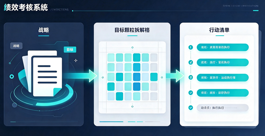 绩效考核系统如何搭建“战略—目标—行动”颗粒化落地路径