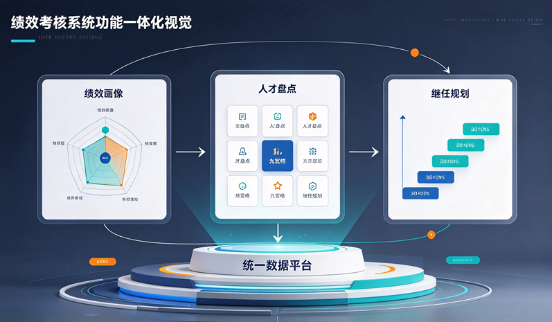 绩效考核系统功能深挖：绩效画像、人才盘点、继任规划一体化