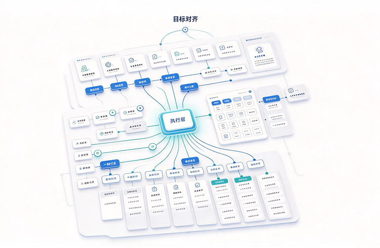 绩效考核系统的目标地图：从高管到一线，目标对齐一目了然