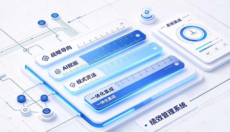 绩效考核系统选型：战略导向、AI赋能、模式灵活、一体化集成四大标尺