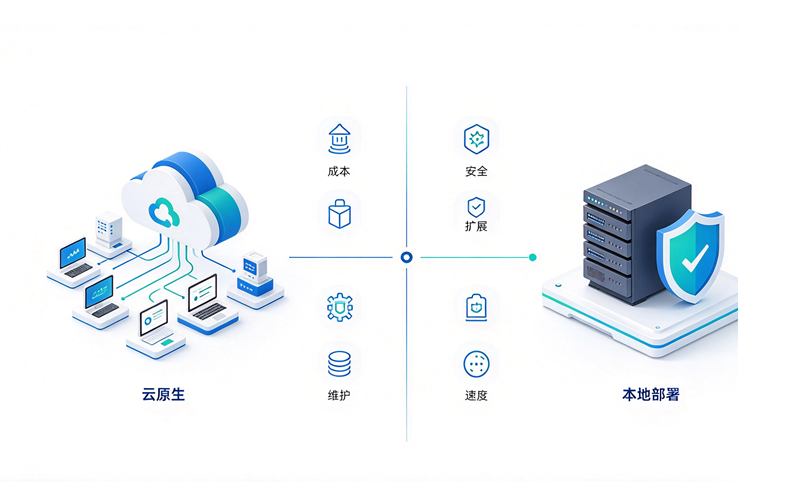 云原生绩效考核系统vs本地部署：六大维度帮你算清这笔账