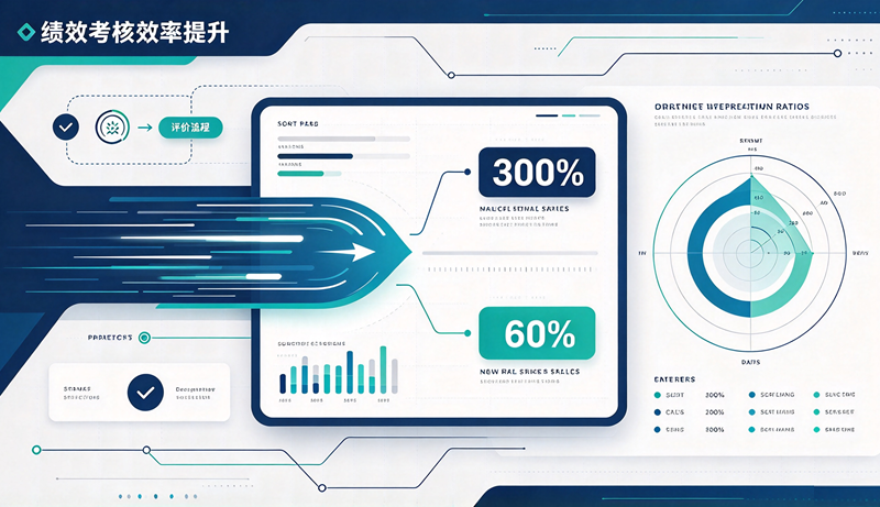 绩效考核系统如何让评价效率提升300%、目标清晰度提升60%