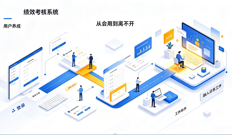 从“不会用”到“离不开”：绩效考核系统用户养成记